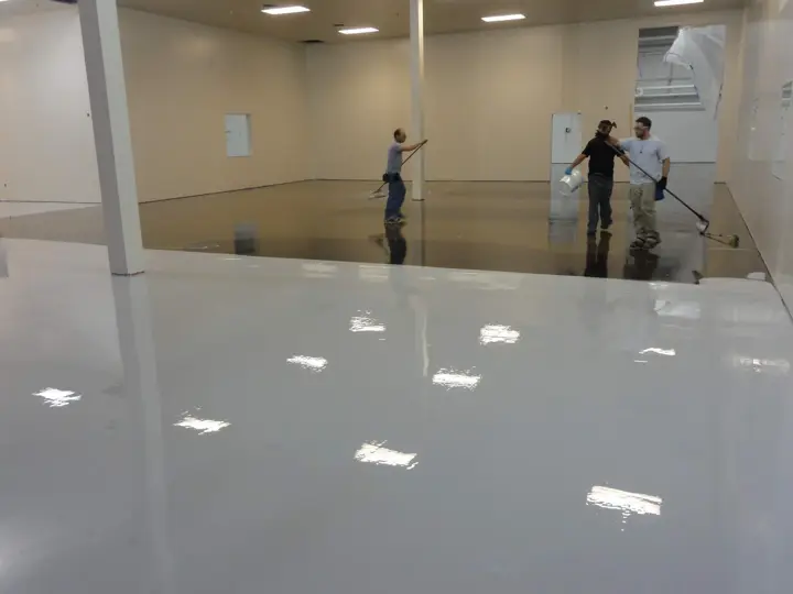 Commercial Epoxy Floor Crew Roanoke Va
