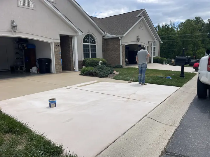 Greenway Landing concrete overlay