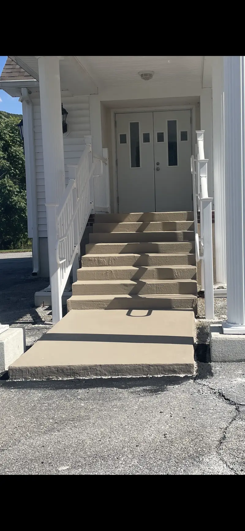 Concrete Steps Resurfaced Roanoke Va