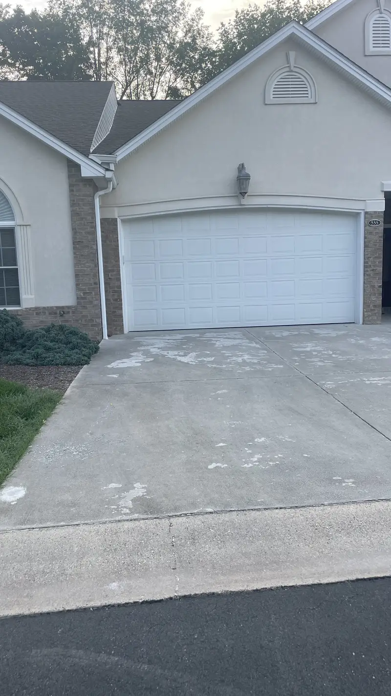 Driveway Before Resurfacing Roanoke Va