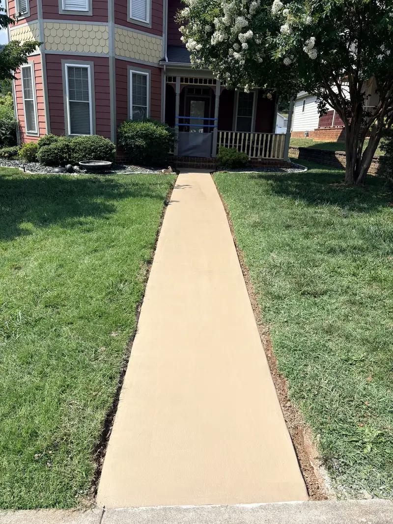 Front Walkway Resurfaced Roanoke Va