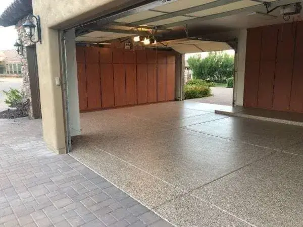 Garage Floor Flake Exterior Roanoke Va