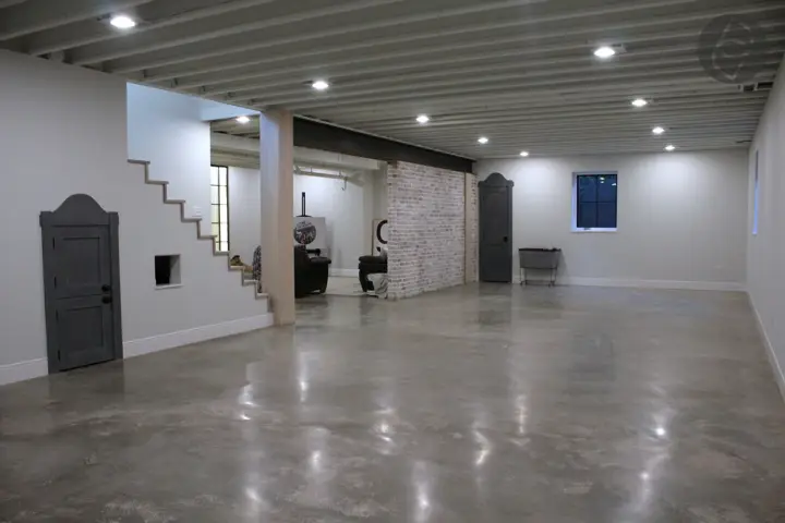 Polished Basement Floor Roanoke Va