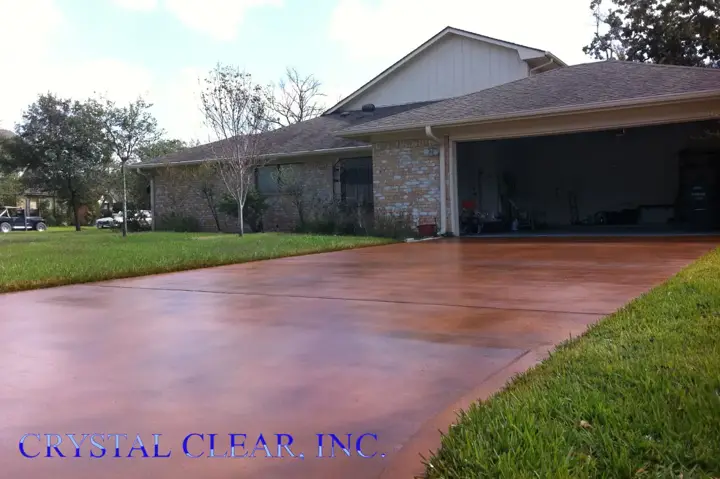 Professional Concrete Staining Patio Roanoke Va