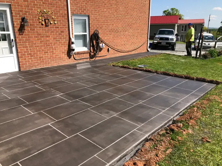 Stamped Concrete Patio Roanoke Va